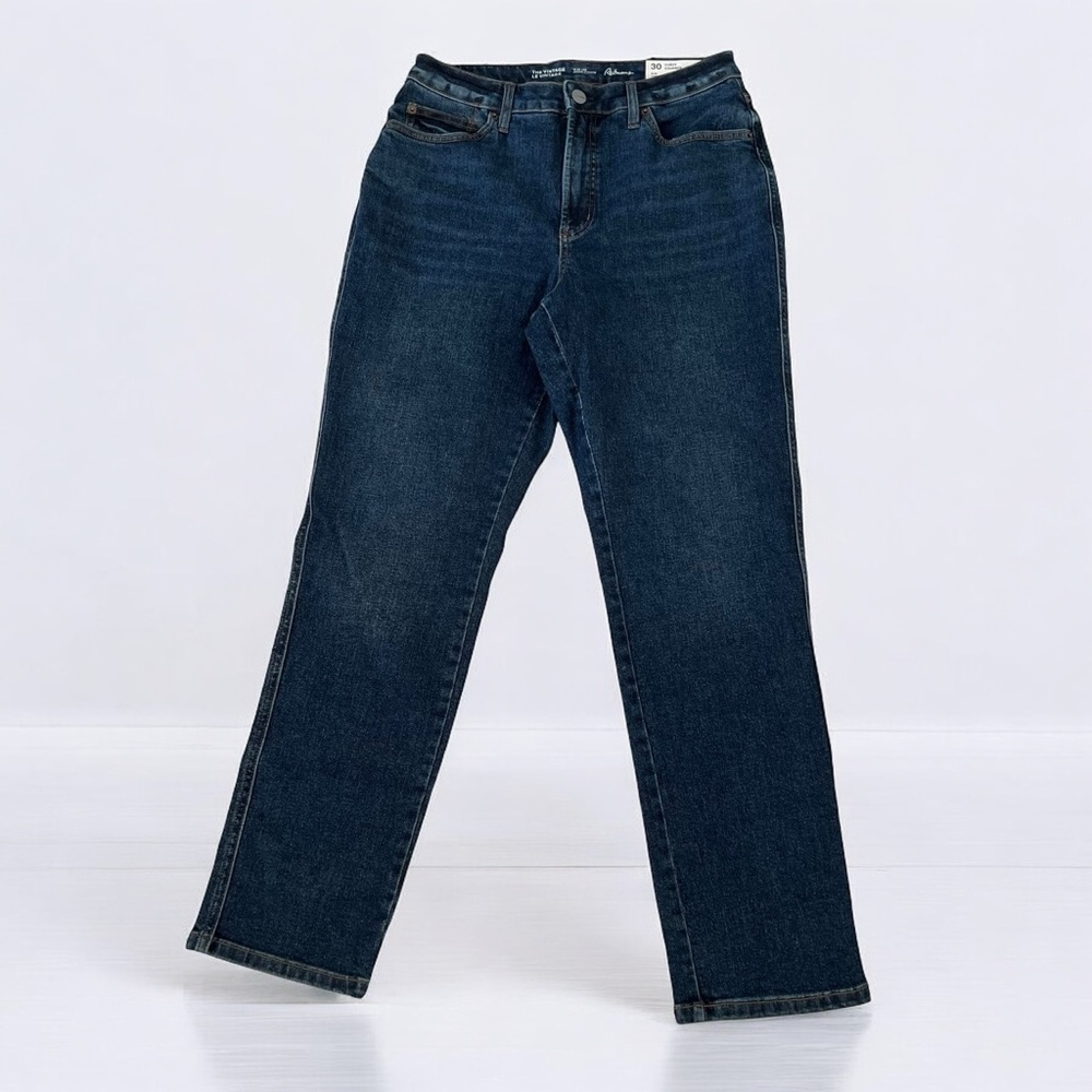 Reitmans Blue Straight Leg Jeans Classic Style Sz 30